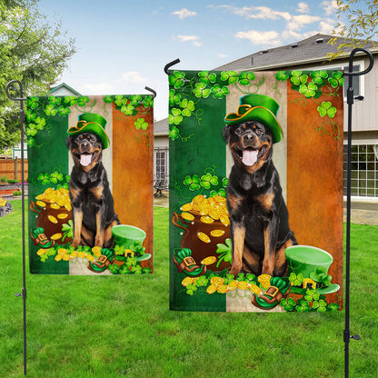Rottweiler St. Patrick's Day Irish Flag TPT2664TNB