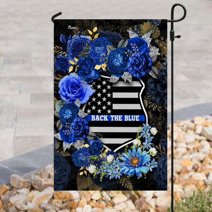 Back The Blue Police Officer Flag
