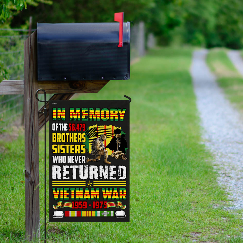 Brothers And Sisters Who Never Returned Vietnam War Flag MLH1758F