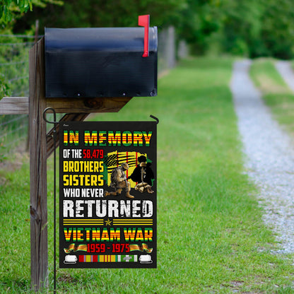Brothers And Sisters Who Never Returned Vietnam War Flag MLH1758F