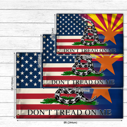 Arizona Gadsden Don’t Tread on Me Grommet Flag MLN1260GF