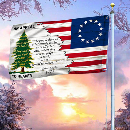 An Appeal To Heaven Flag The Pine Tree Grommet Flag MLN651GF