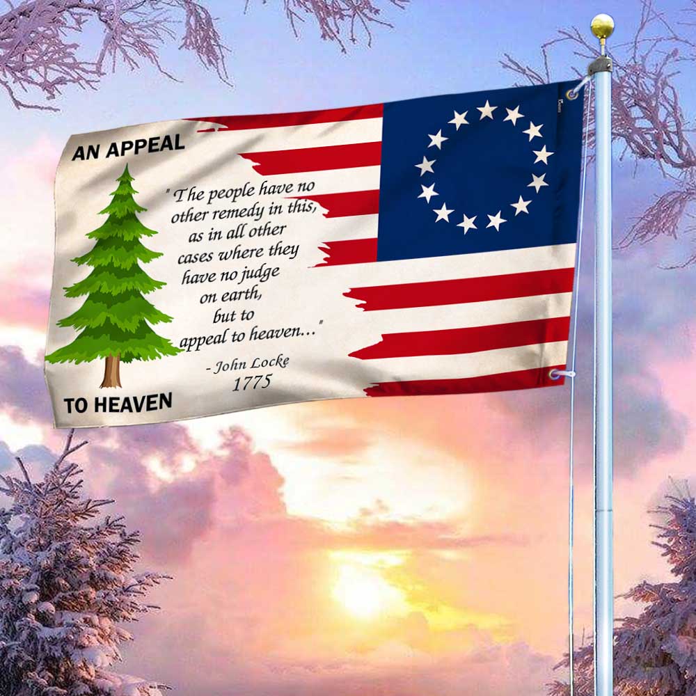 An Appeal To Heaven Flag Pine Tree Christmas Grommet Flag MLN2143GF