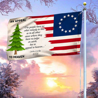 An Appeal To Heaven Flag Pine Tree Christmas Grommet Flag MLN2143GF