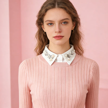 Luxury Rhinestone Detachable Collar
