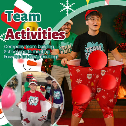 Giant Christmas Catch the Ball Pants Game Set