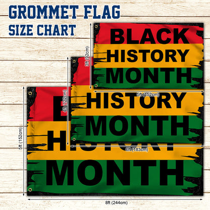 Black History Month Grommet Flag QNK1037GF