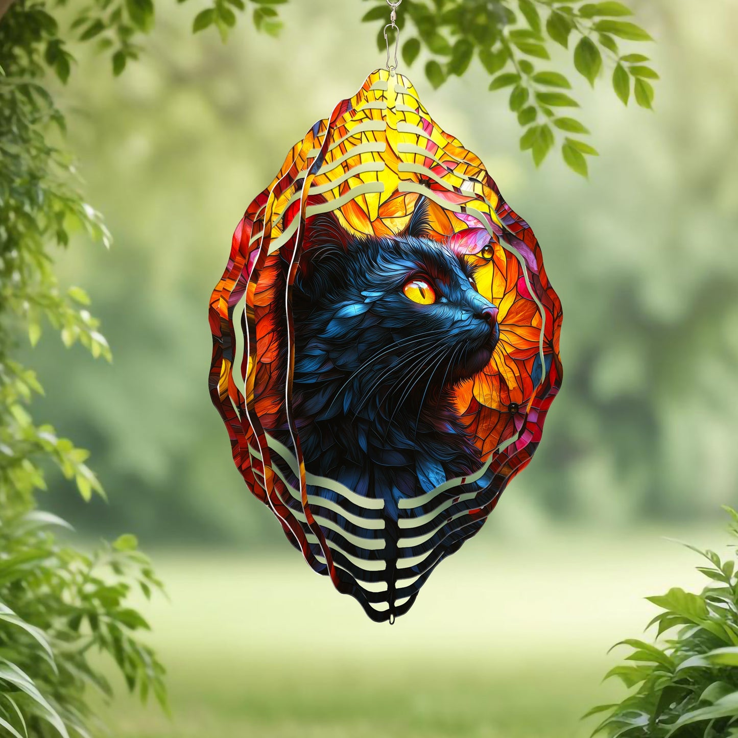 Black Cat Wind Spinner VTM990WS