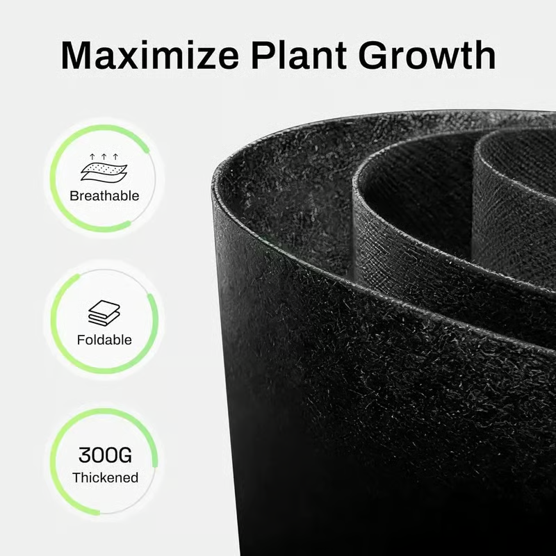 🌱 5-Pack 5 Gallon Grow Bags – Heavy Duty Aeration Fabric Pots with Handles for Vegetables, Flowers & Fruits 🪴