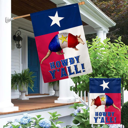 Armadillo Texas Flag MLN1560F