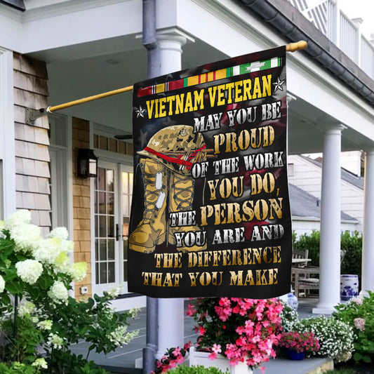 Vietnam Veteran - May you be Proud Flag NTB38Fv1