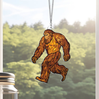 Sasquatch Bigfoot Acrylic Suncatcher Hanging Sign MLN4502AS