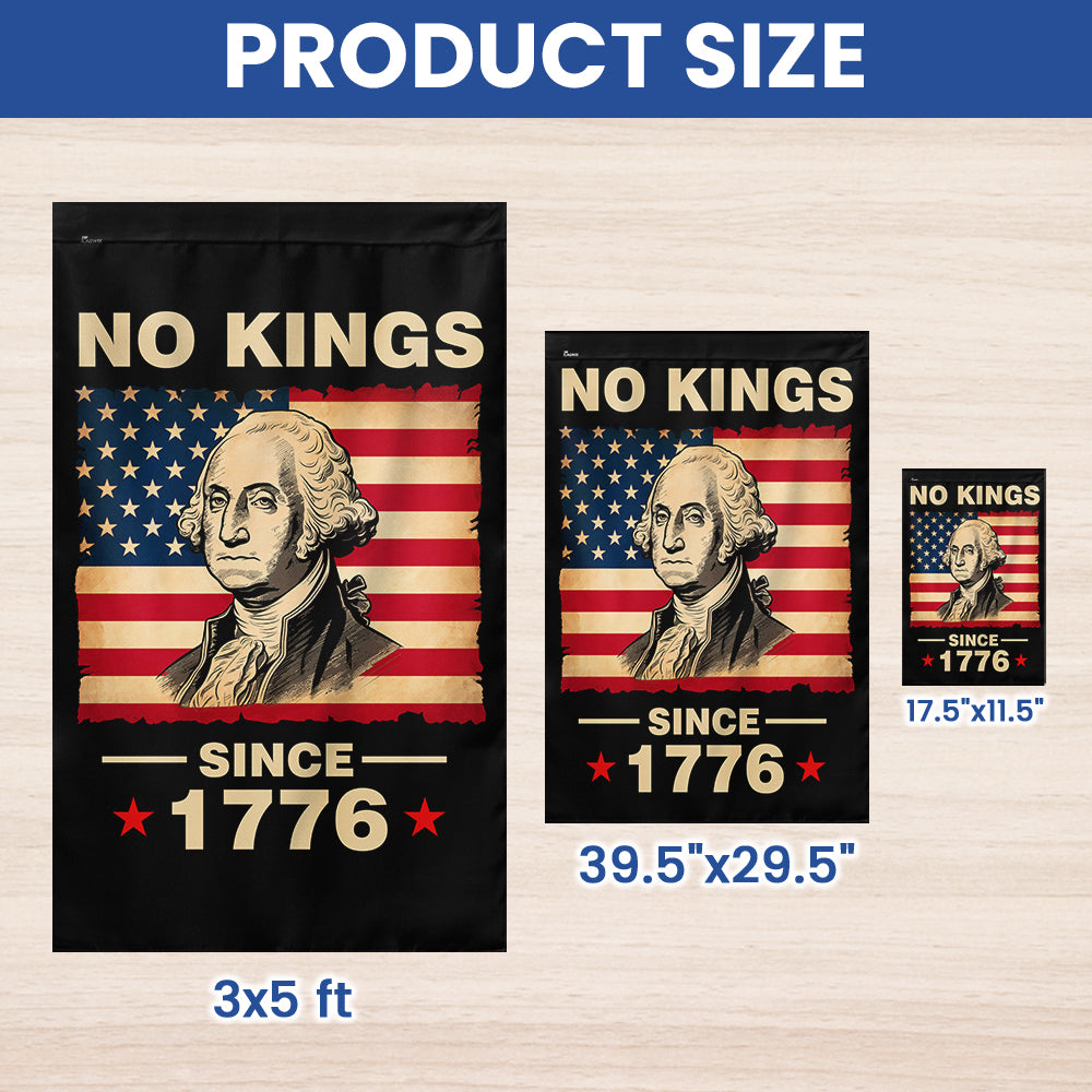 No Kings Since 1776 Flag TQN5646NTH