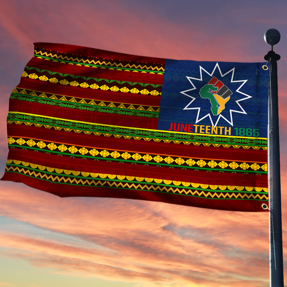 Black History Month Grommet Flag Juneteenth 1865 BNN140GF
