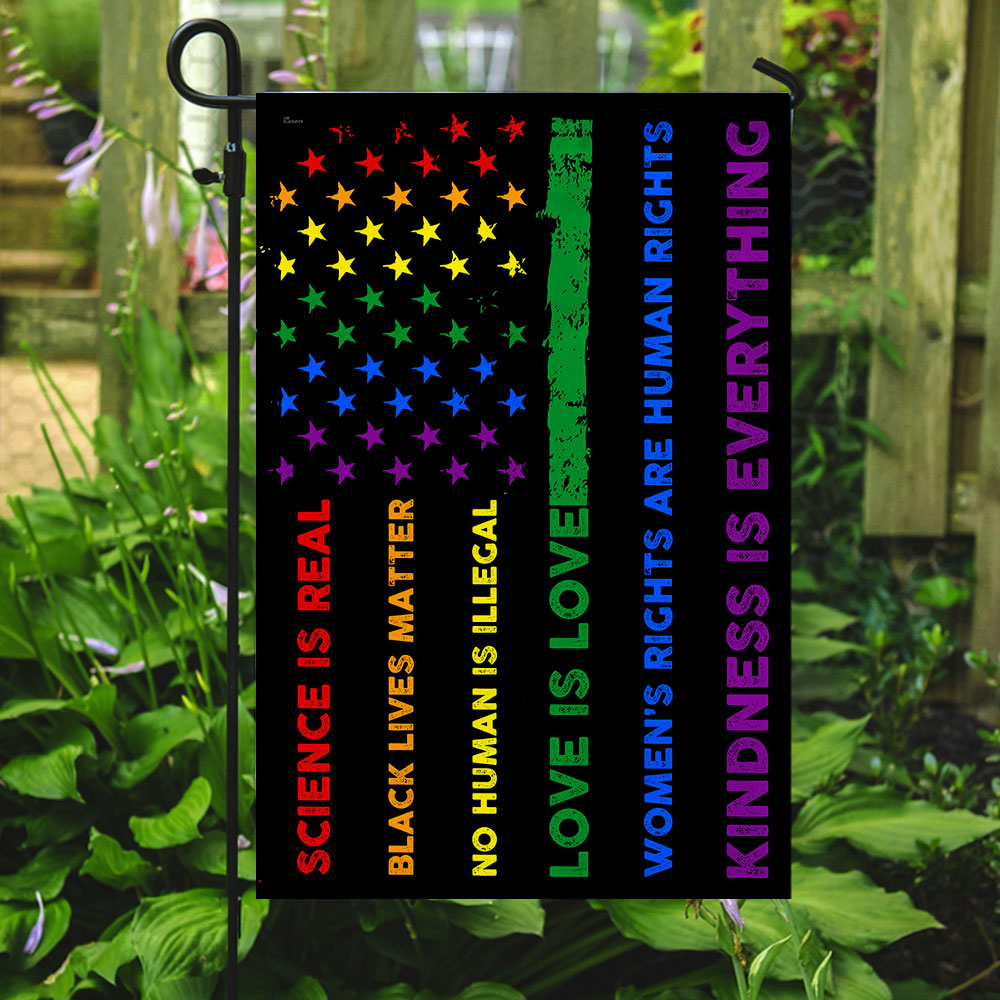 Black Lives Matter Love Is Love Flag