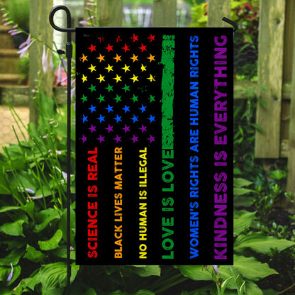 Black Lives Matter Love Is Love Flag