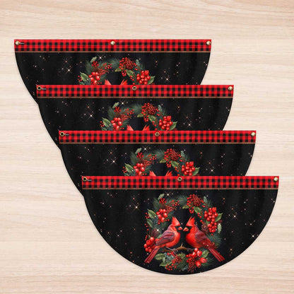 Cardinal Merry Christmas Non-Pleated Fan Flag TQN3753FL