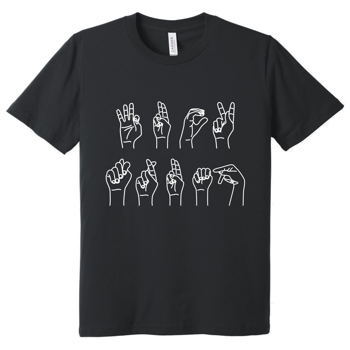 Anti-Trump F*ck Trump Sign Language Shirt TQN5003LTH