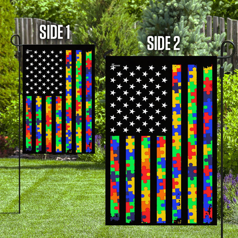 Autism Awareness Flag