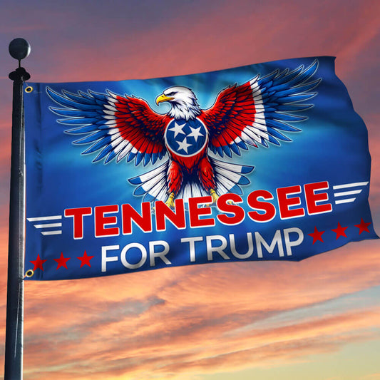 Tennessee For Trump 2024 Grommet Flag TQN3204GFv1