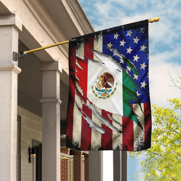 Mexican - American Flag