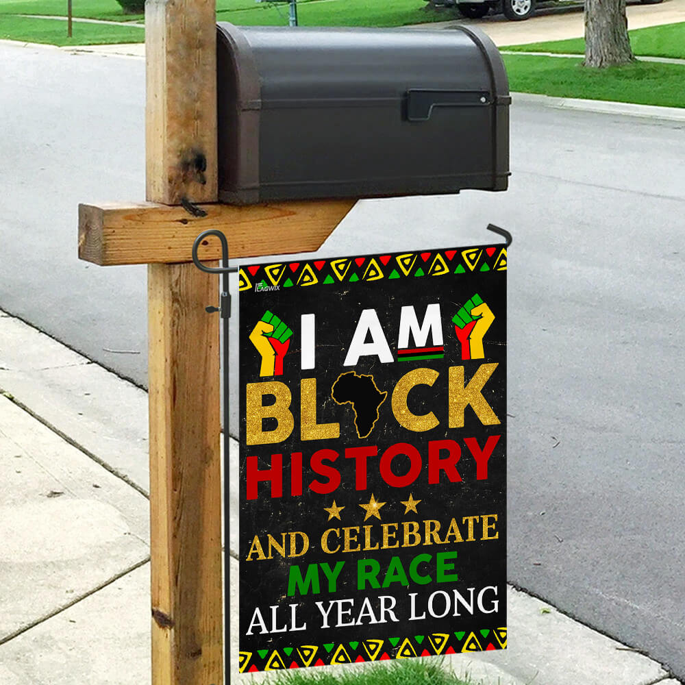 Black Month. Black History African Flag