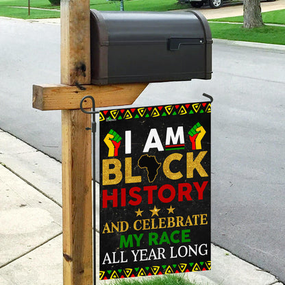 Black Month. Black History African Flag