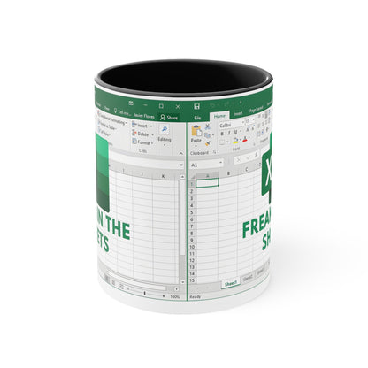 Freak In The Sheets Excel Mug - Funny Coder Gift