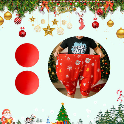 Giant Christmas Catch the Ball Pants Game Set