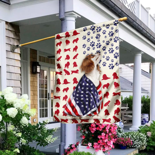 Cavalier King Charles Spaniel Dog Flag