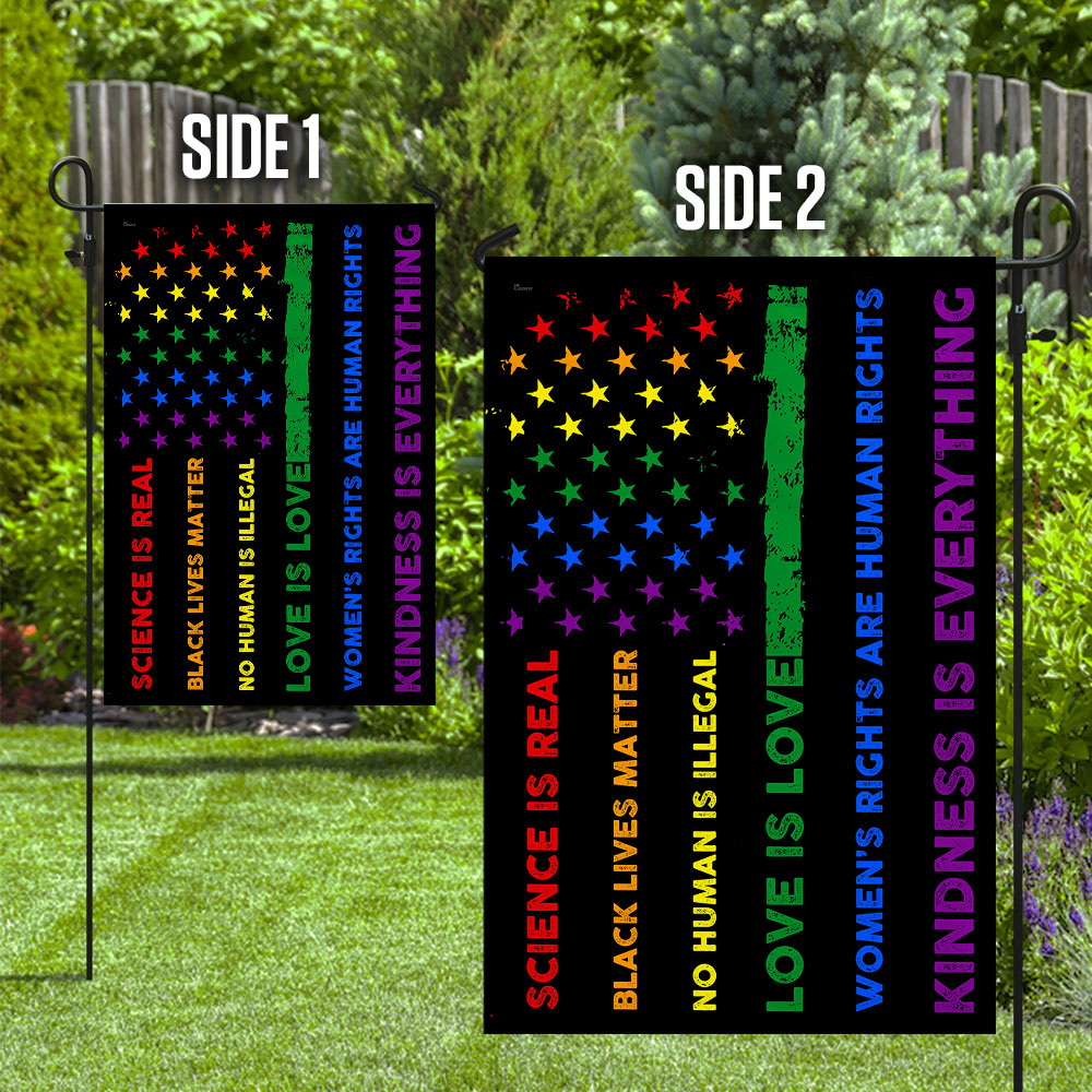 Black Lives Matter Love Is Love Flag