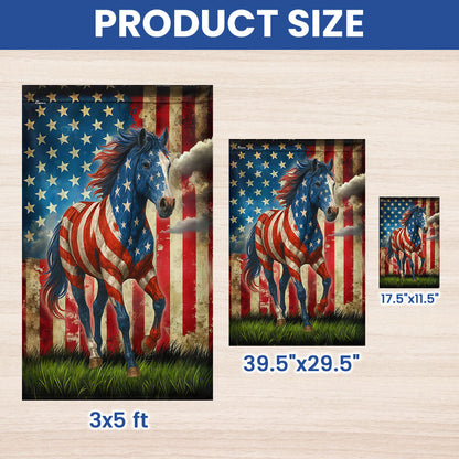 Patriot Horse American Flag MLN5917DTD