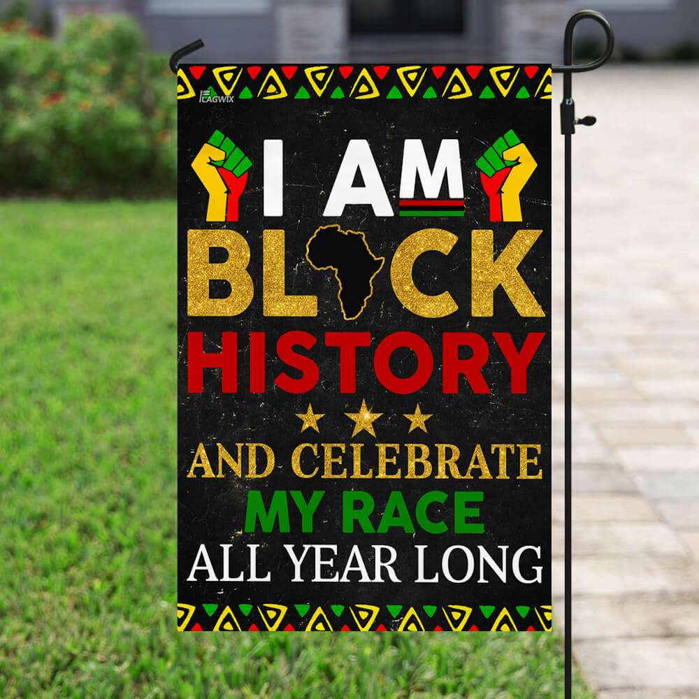 Black Month. Black History African Flag