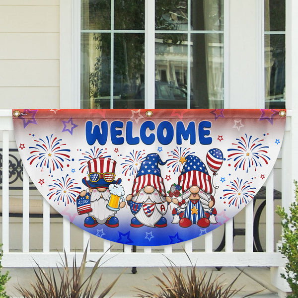 Flagwix American Flag - 4th of july Decoration American Independence Day Non-Pleated Fan Flag LHB158LPN