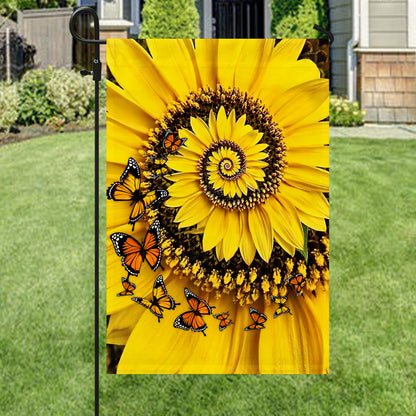 Beautiful Sunflower Home Sweet Home Flag TQN263F