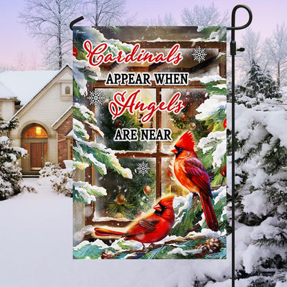 Cardinal Christmas Flag Cardinals Appear When Angels Are Near MLN1978F