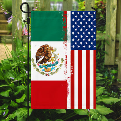 Mexican American Flag USA Mexico Flag TQN4769F