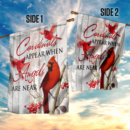 Cardinals Appear When Angels Are Near Flag