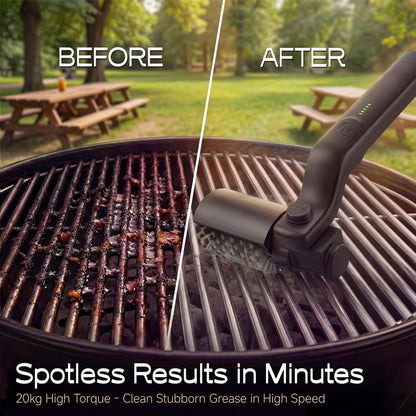Electric BBQ Grill Brush Cleaner 3X Faster