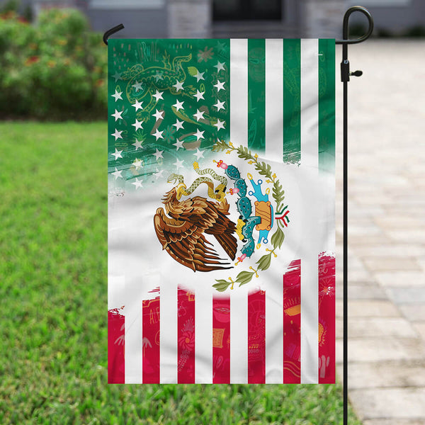 Mexican American Flag