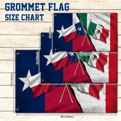 Mexican Texas Grommet Flag MLN5101NTH
