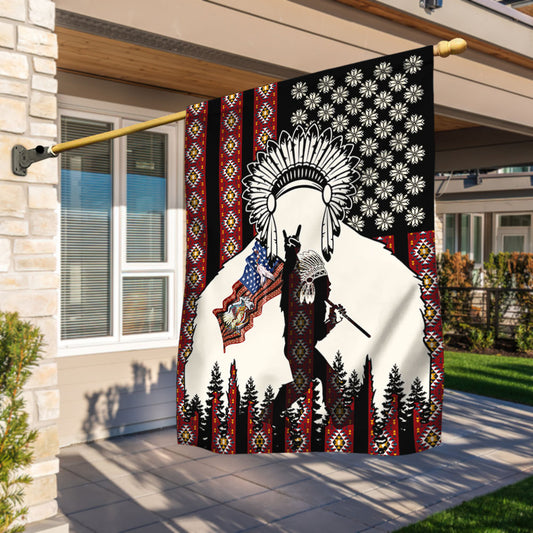 Bigfoot Native American Flag MLN667F