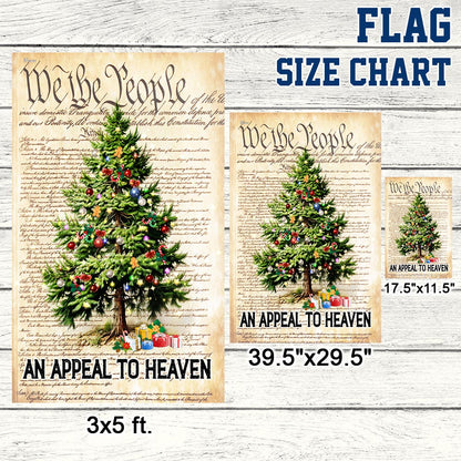 An Appeal To Heaven Christmas Pine Tree Flag MLN1916F