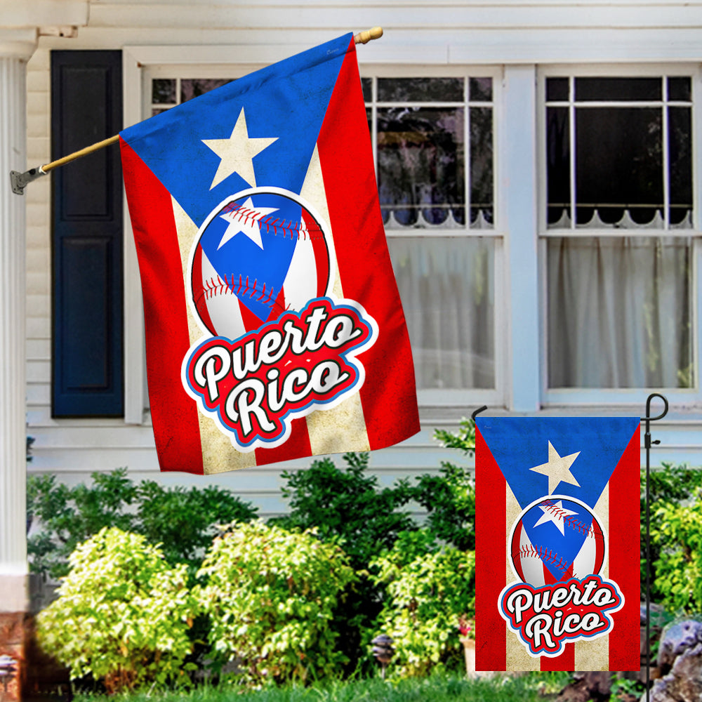 Baseball Puerto Rico Flag TQN1034F
