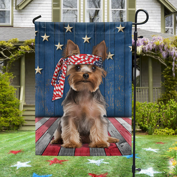Flagwix American Flag - Yorkshire Terrier Dog Patriot Flag MLN1467F