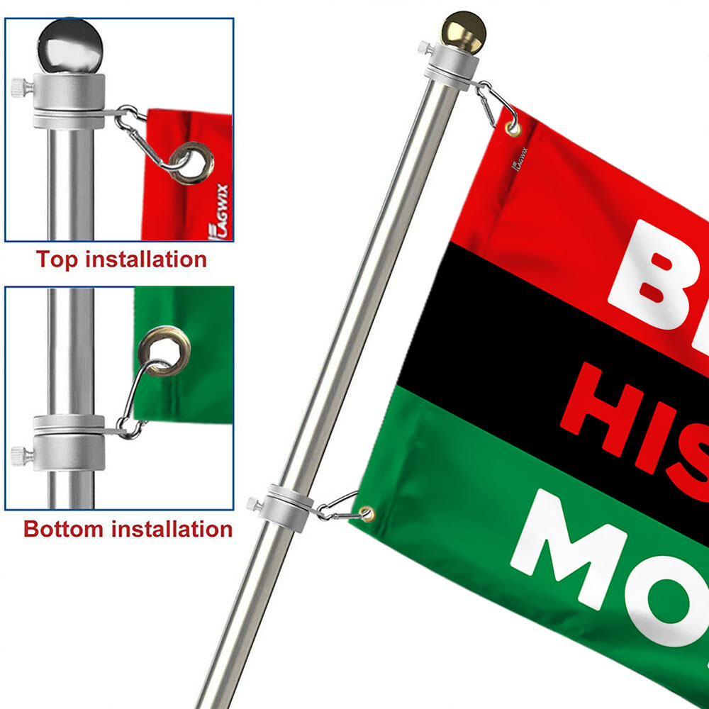 Black History Month Grommet Flag TQN2396GF