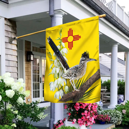 New Mexico Flag Roadrunner and Yucca BNN466F