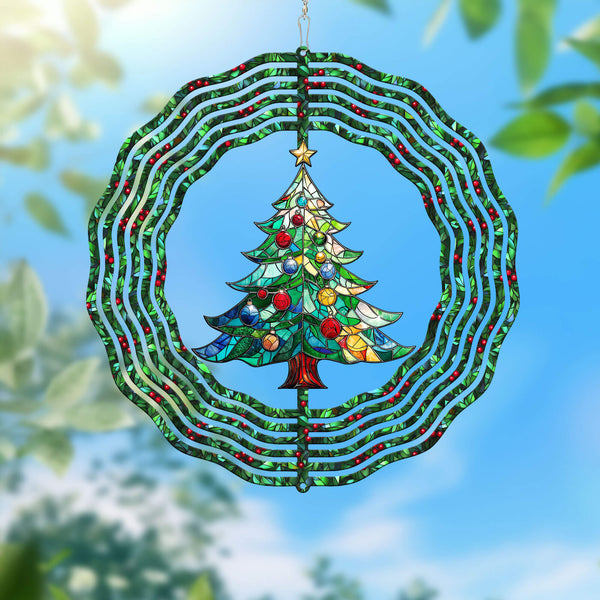 Christmas Tree Wind Spinner TQN3976WS