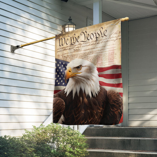 Flagwix American Flag - Patriotic Eagle, We the People, Happy 4th of july American Flag TPT2711HVN