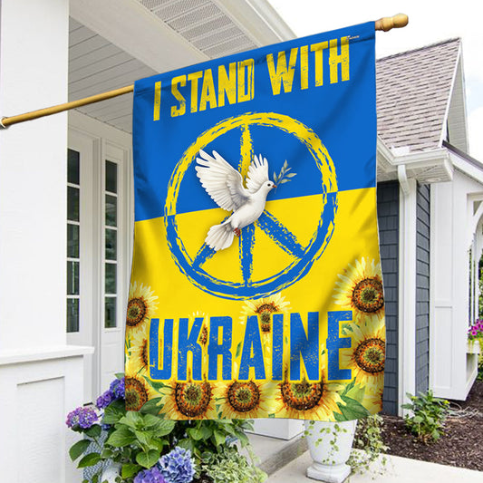 Ukraine Support Flag I Stand With Ukraine Flag VTM1121NTH